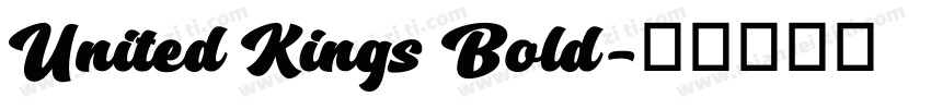 United Kings Bold字体转换